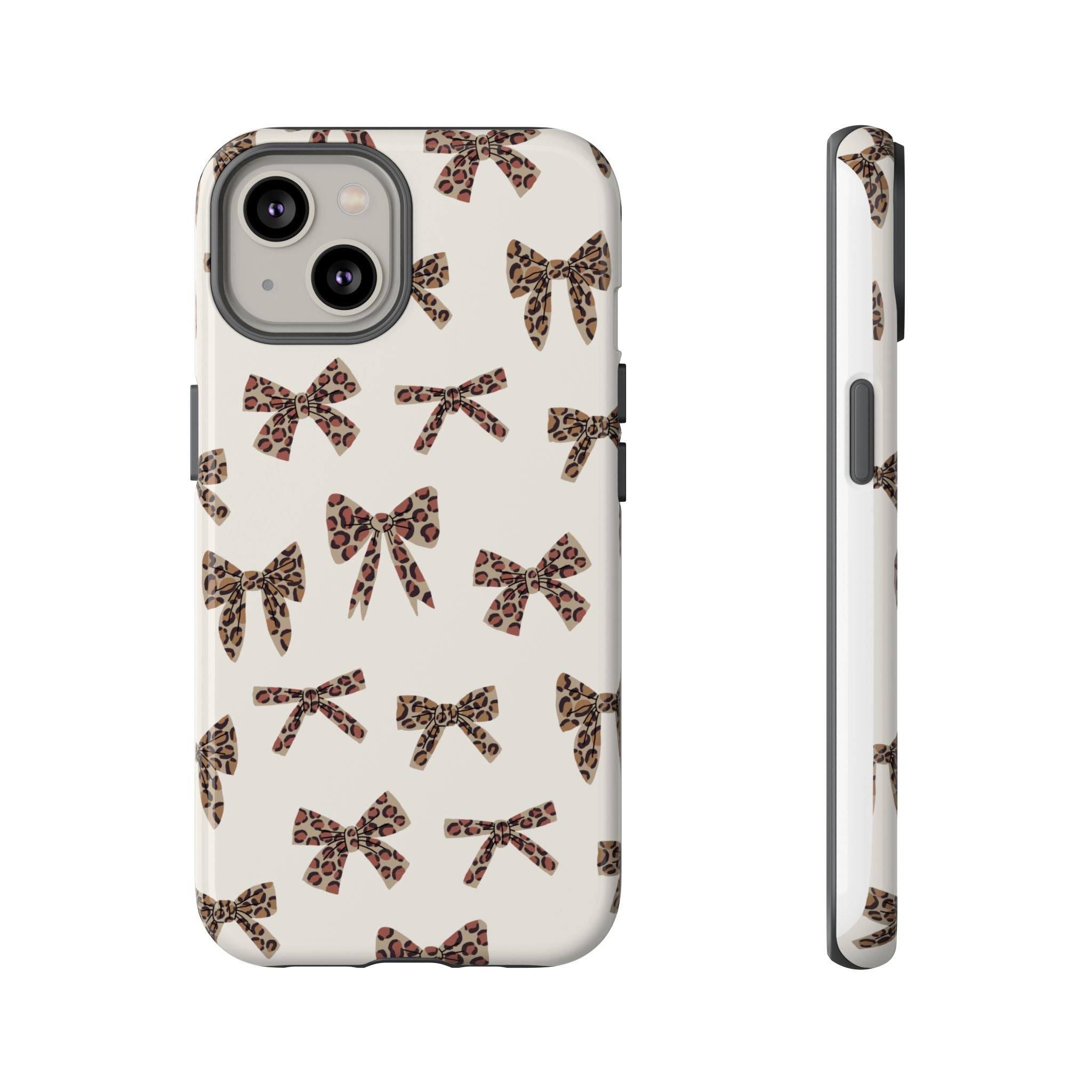 Leopard Bow Phone Case