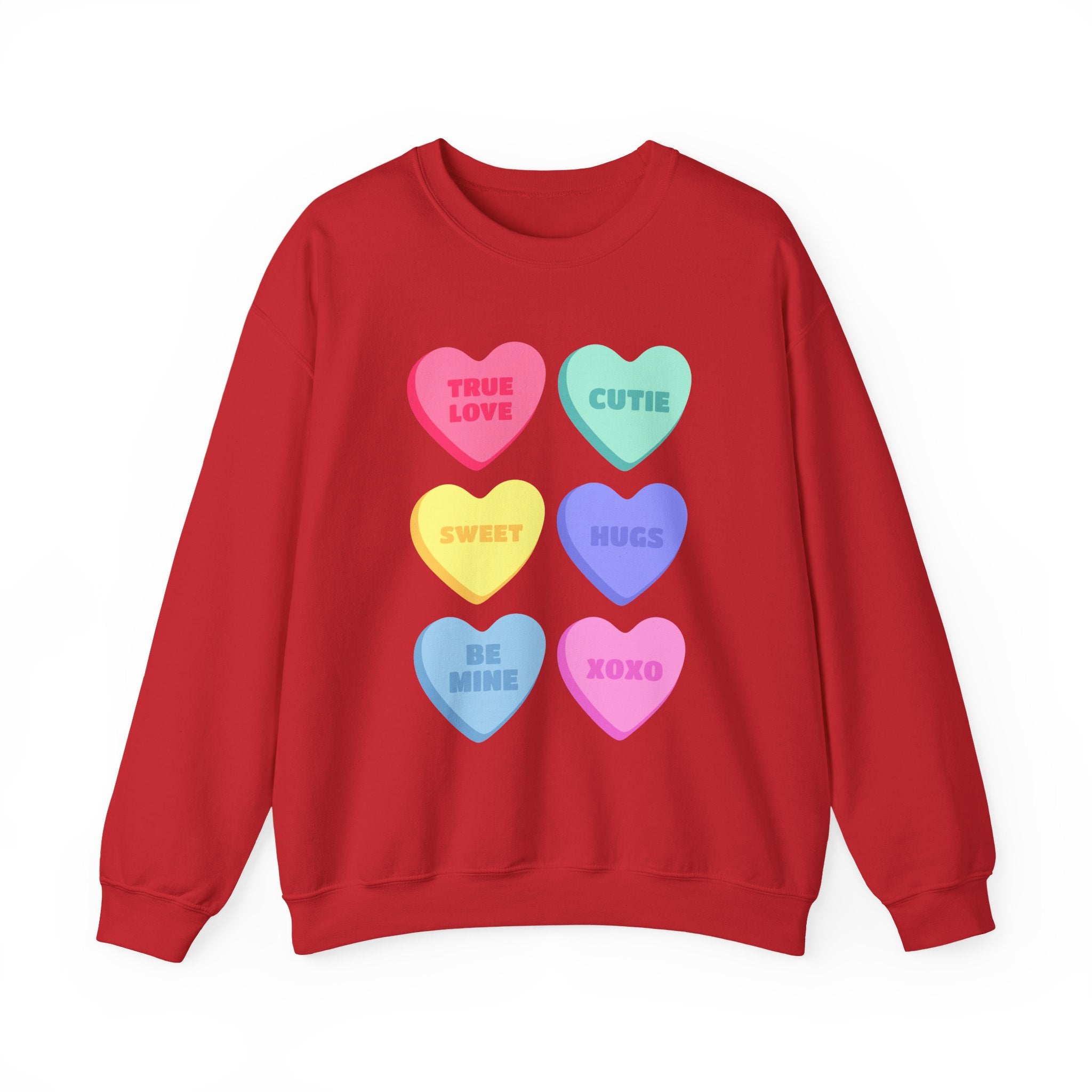 Conversation Hearts Crewneck Sweatshirt