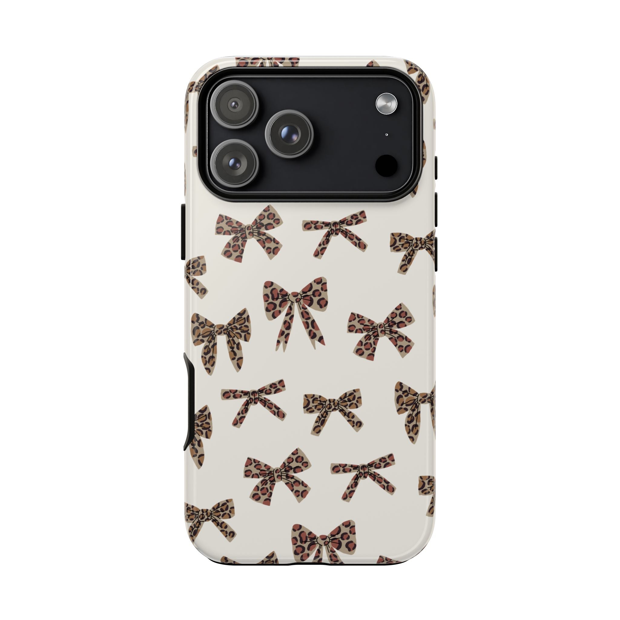 Leopard Bow Phone Case