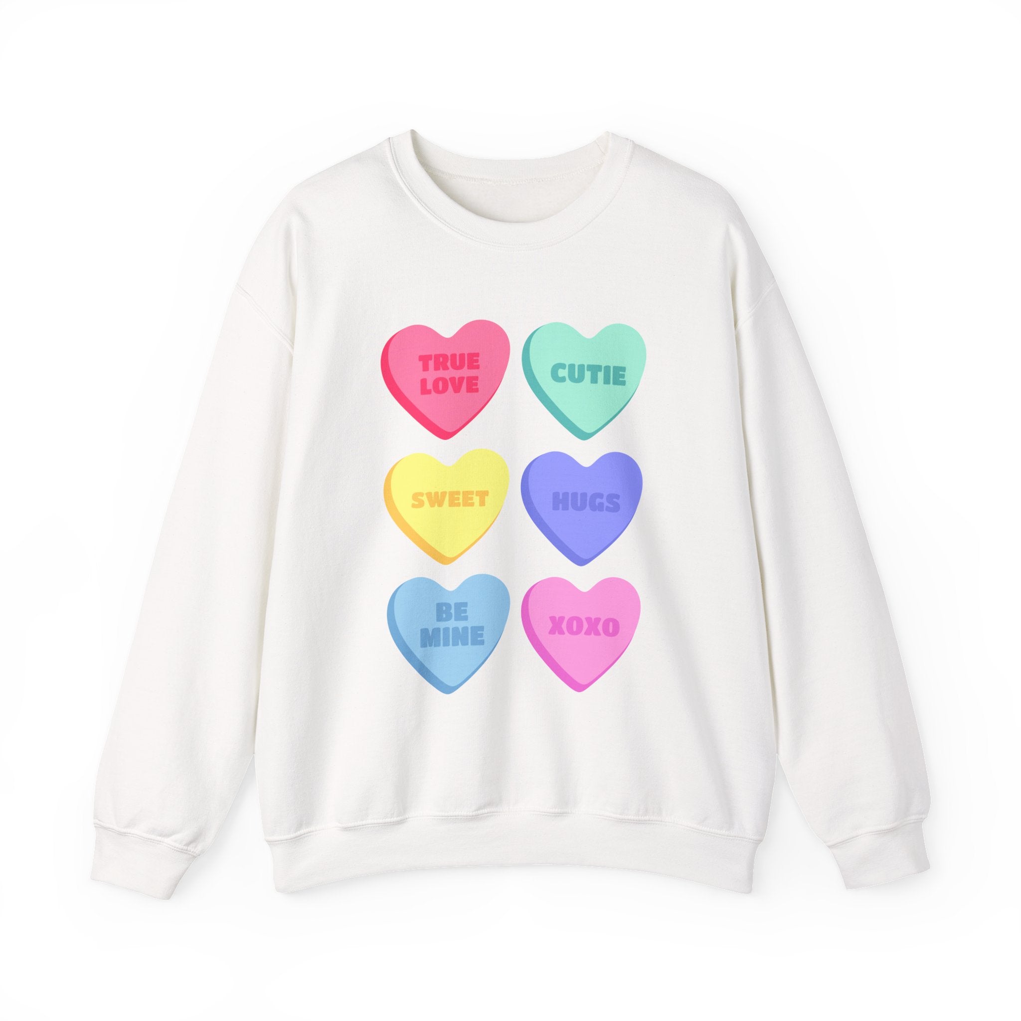 Conversation Hearts Crewneck Sweatshirt
