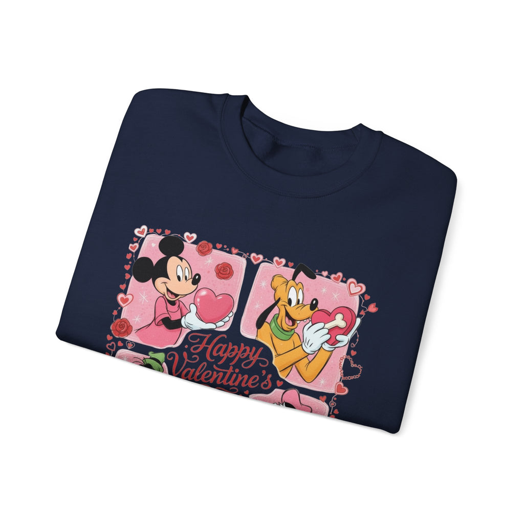Valentine’s Day Disney Crewneck Sweatshirt