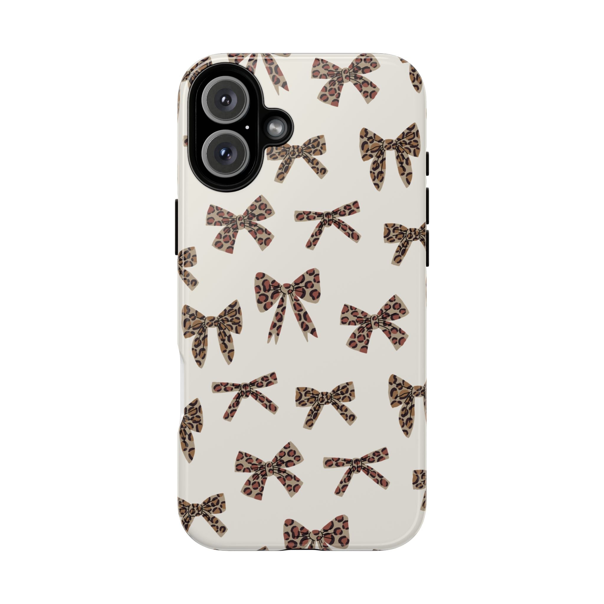 Leopard Bow Phone Case