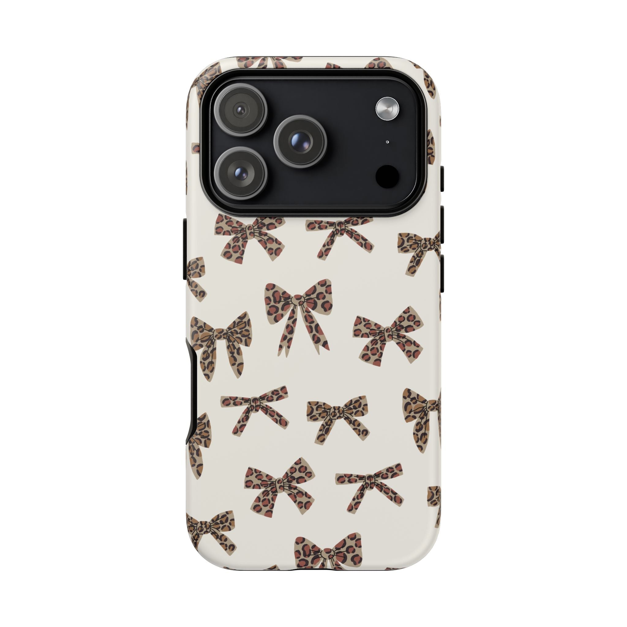 Leopard Bow Phone Case