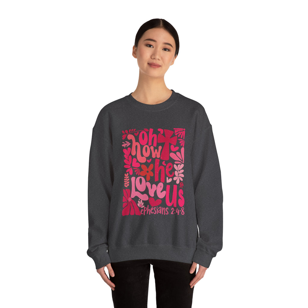 Ephesians 2:4-8 Crewneck Sweatshirt