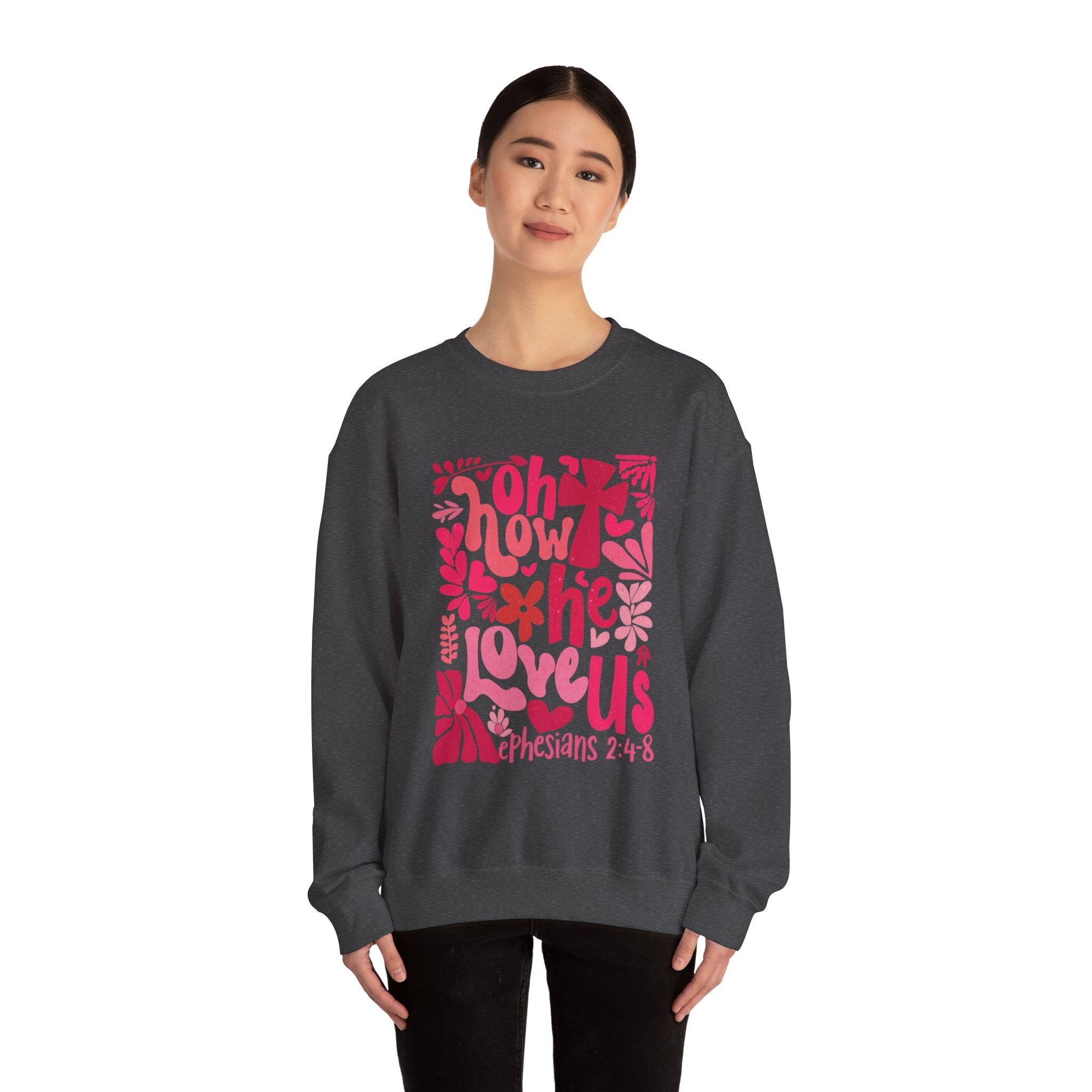 Ephesians 2:4-8 Crewneck Sweatshirt