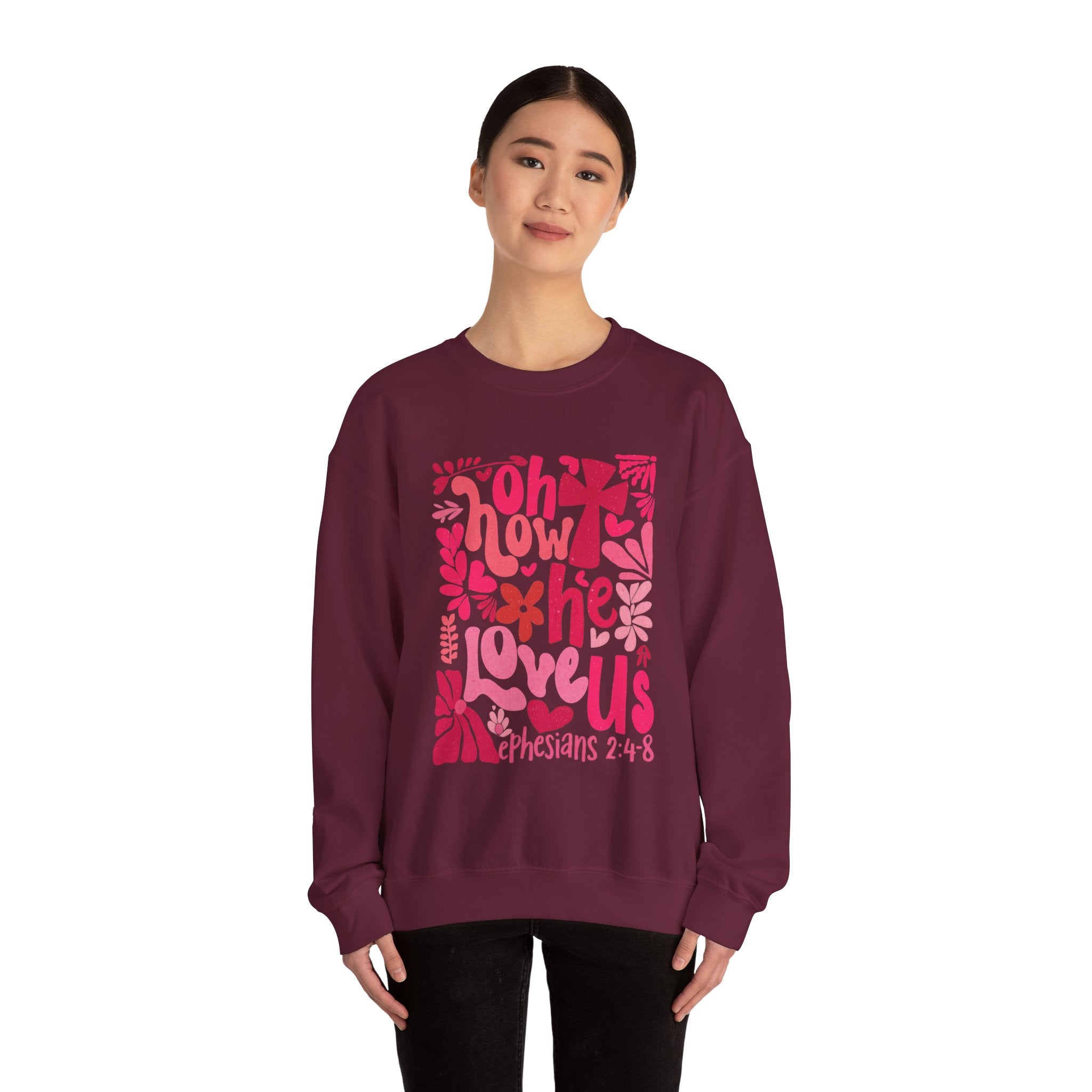 Ephesians 2:4-8 Crewneck Sweatshirt