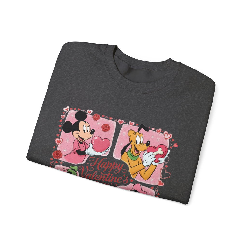 Valentine’s Day Disney Crewneck Sweatshirt