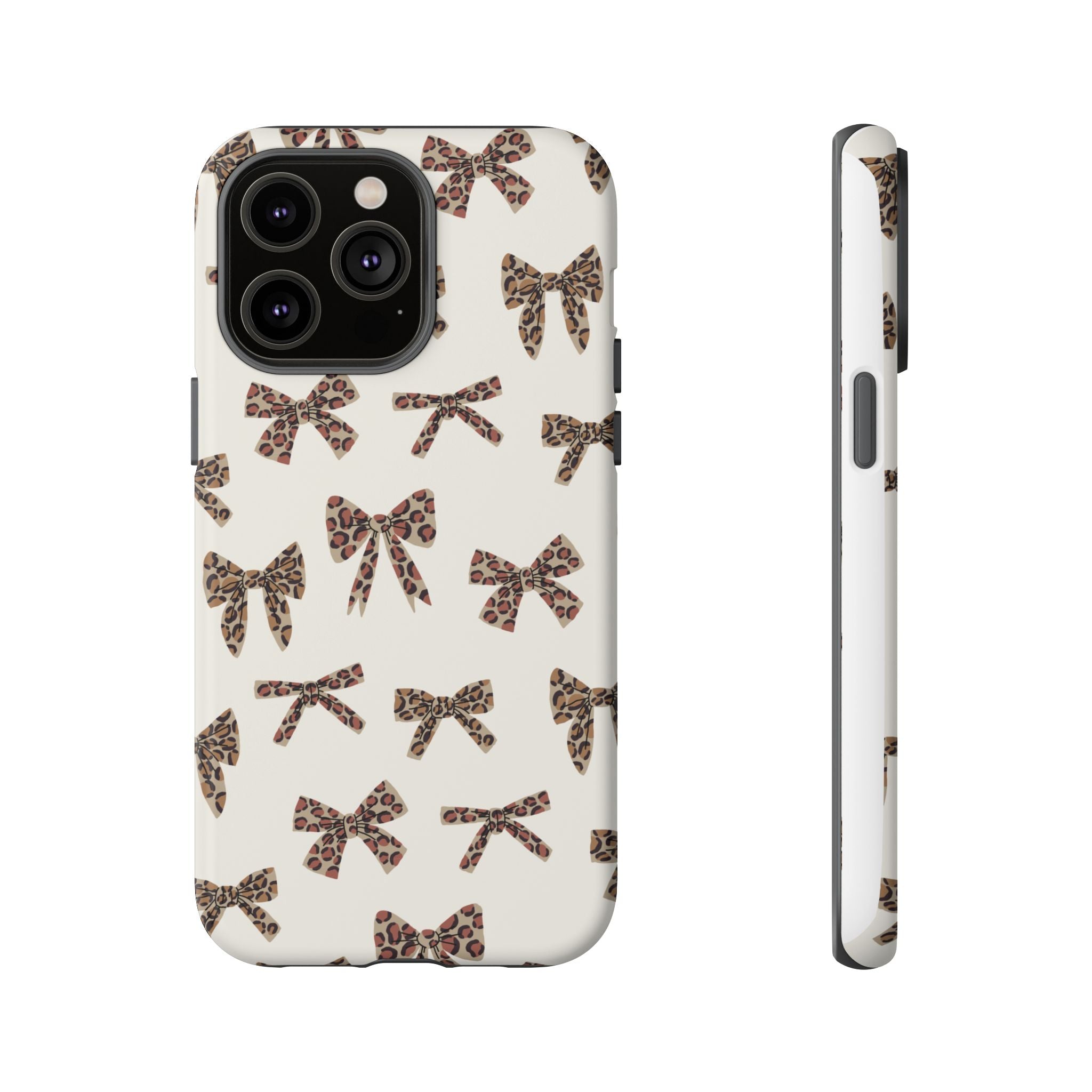 Leopard Bow Phone Case