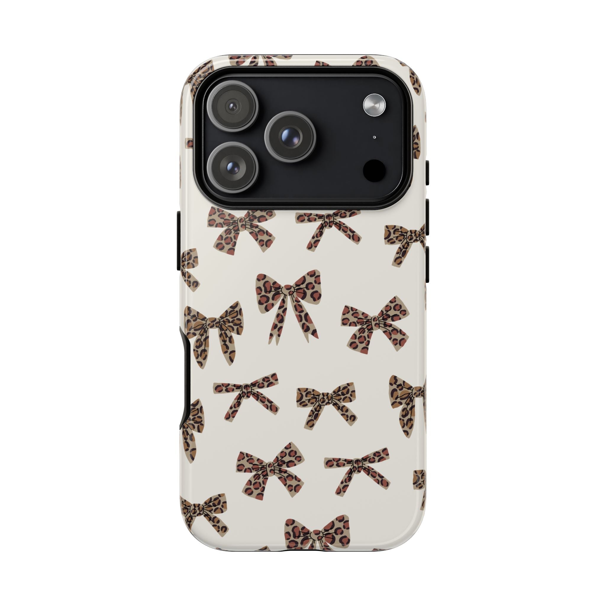 Leopard Bow Phone Case