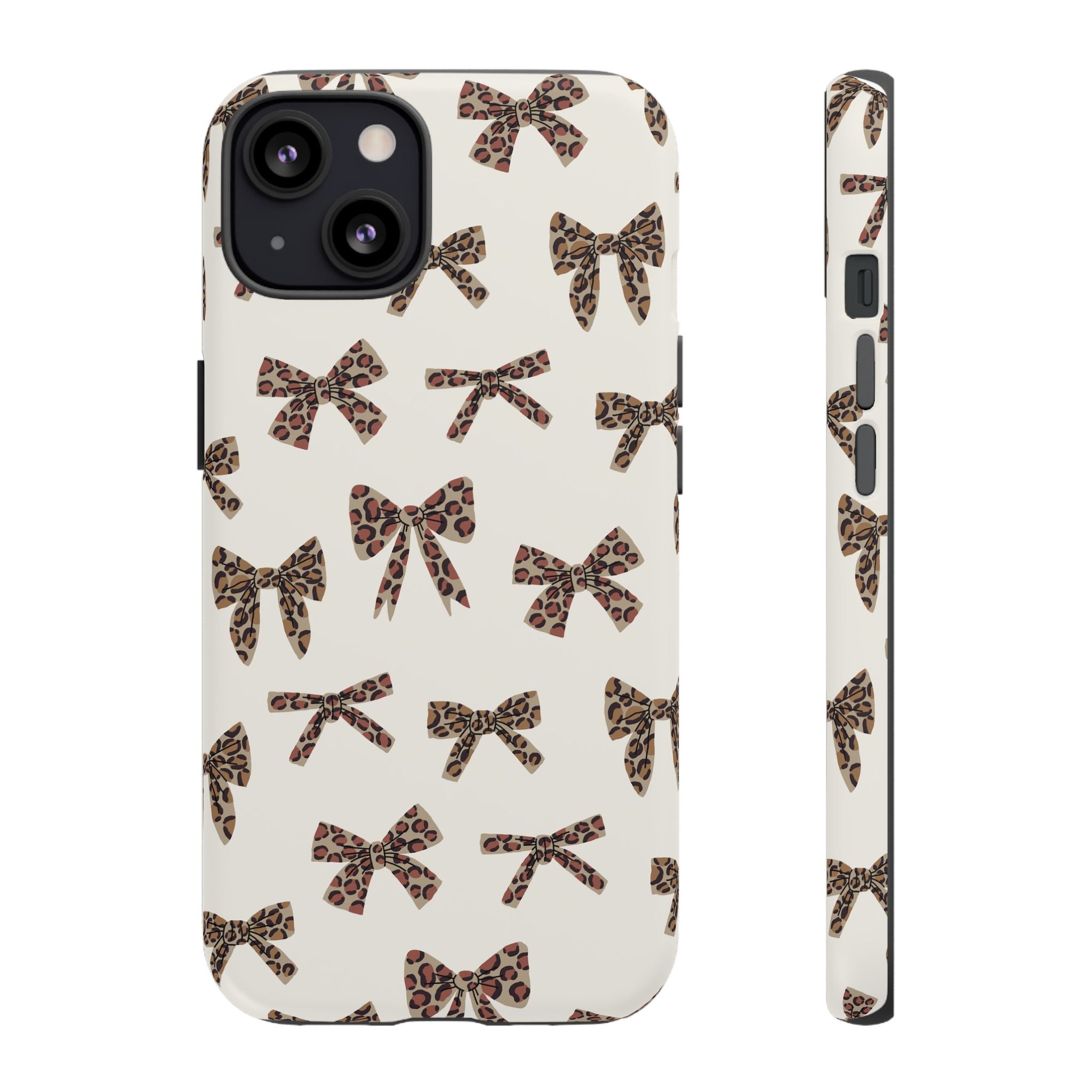 Leopard Bow Phone Case