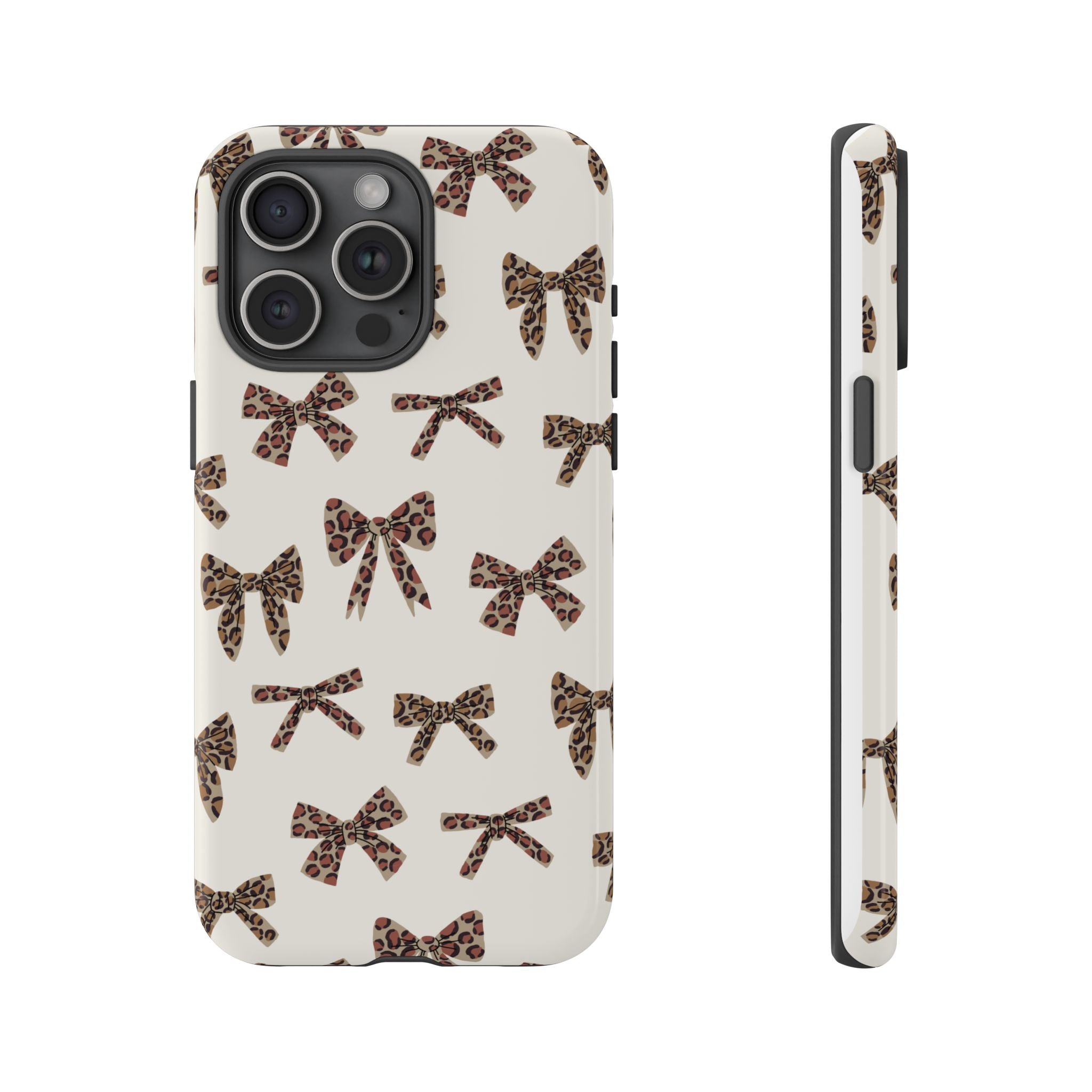 Leopard Bow Phone Case