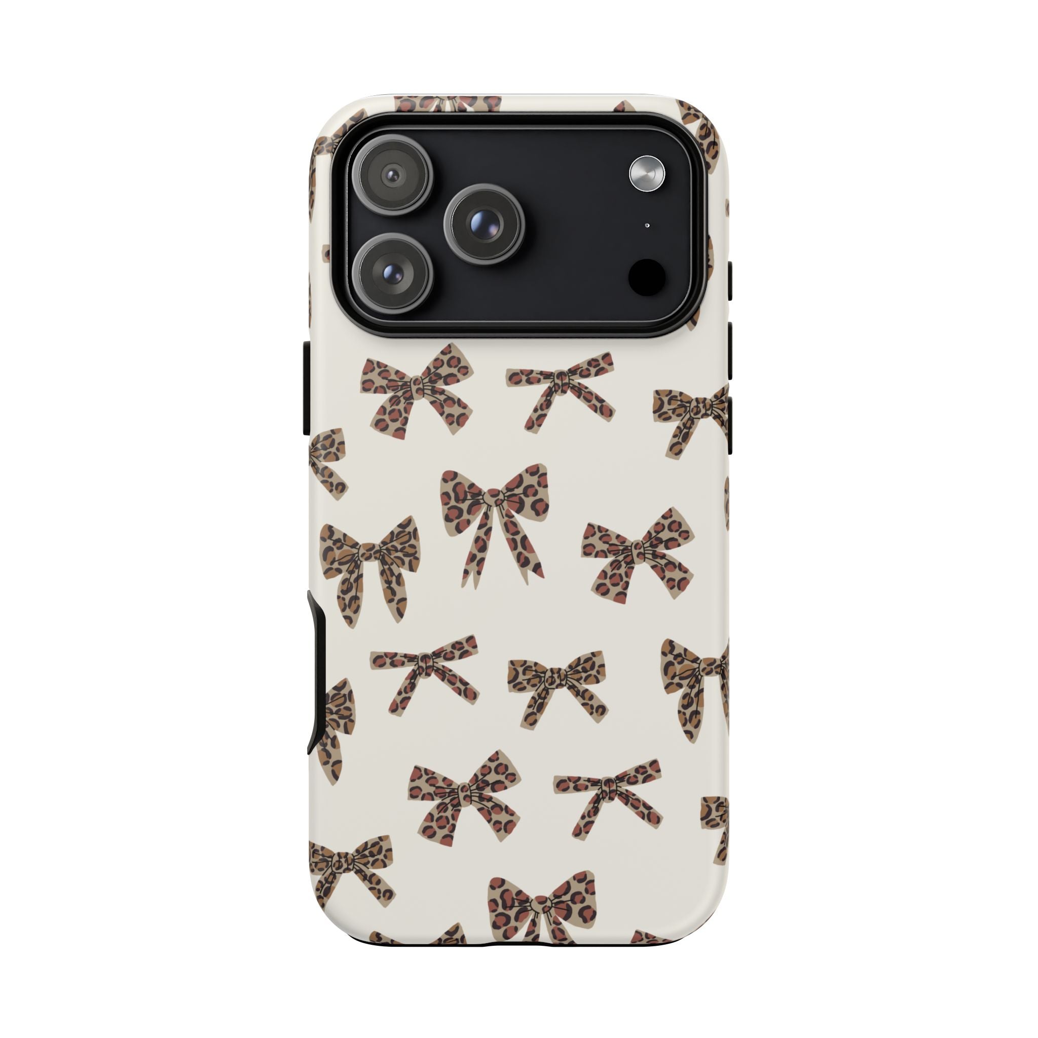 Leopard Bow Phone Case