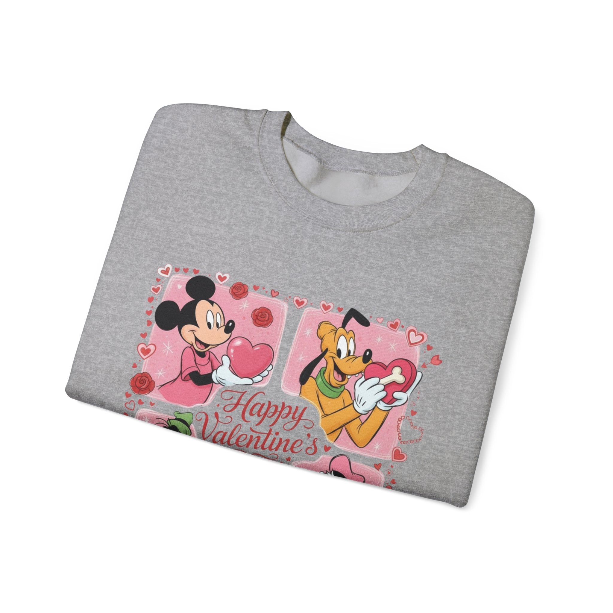 Valentine’s Day Disney Crewneck Sweatshirt