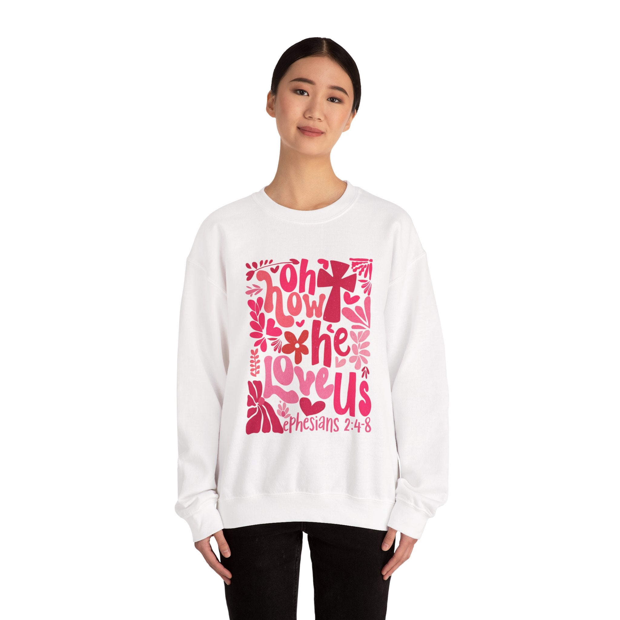 Ephesians 2:4-8 Crewneck Sweatshirt