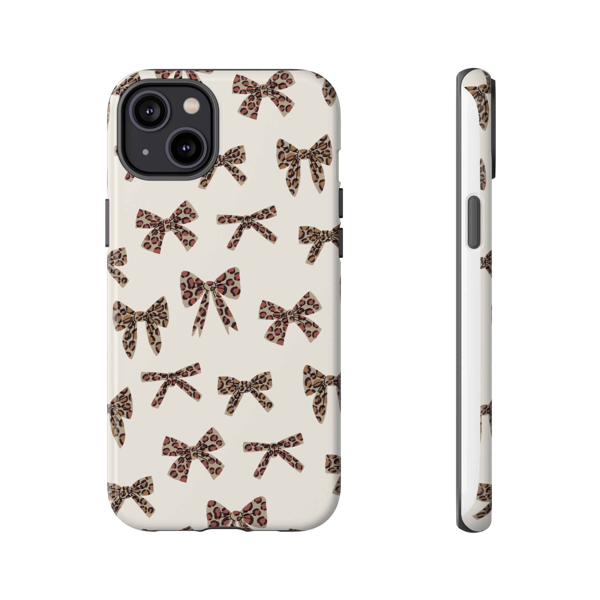 Leopard Bow Phone Case