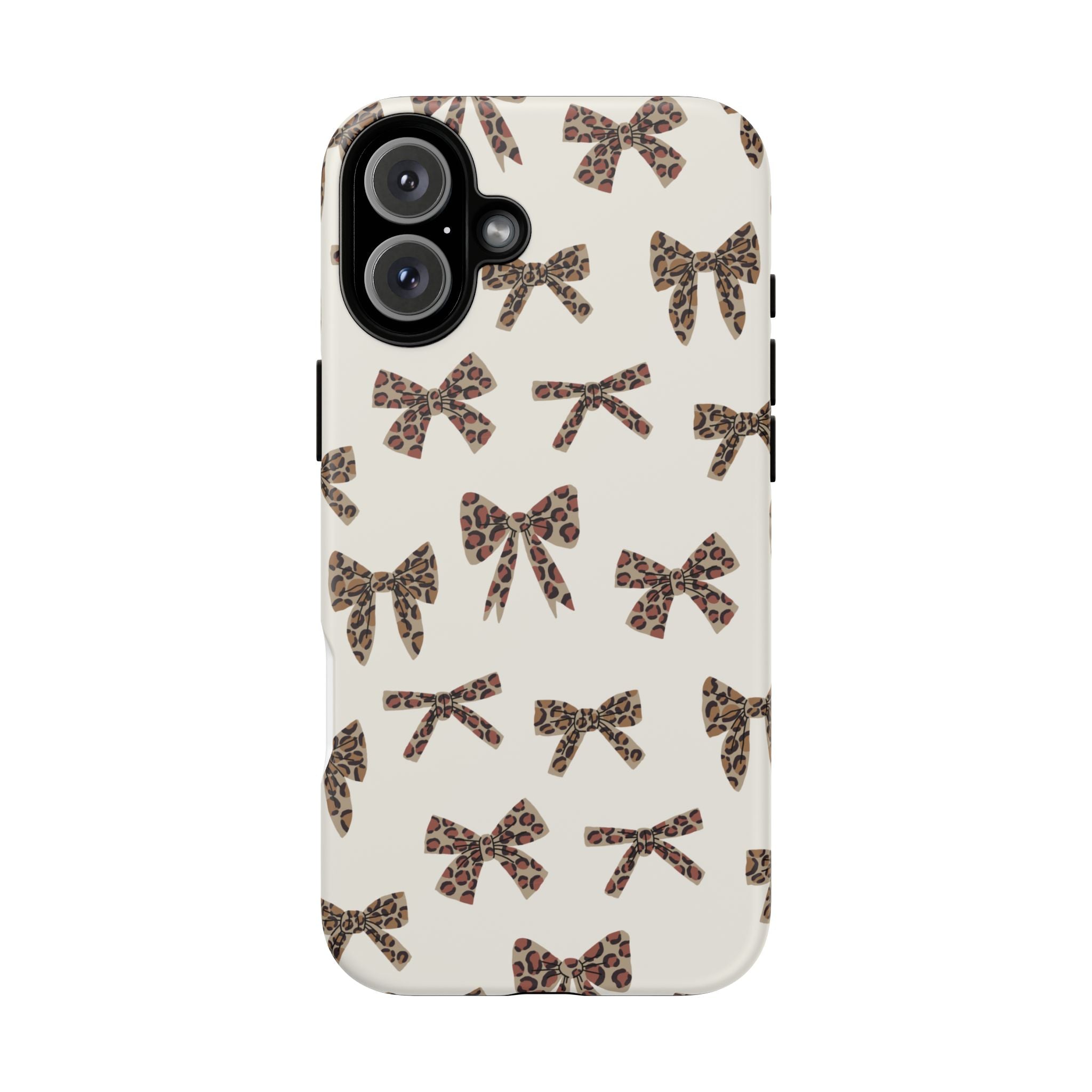 Leopard Bow Phone Case