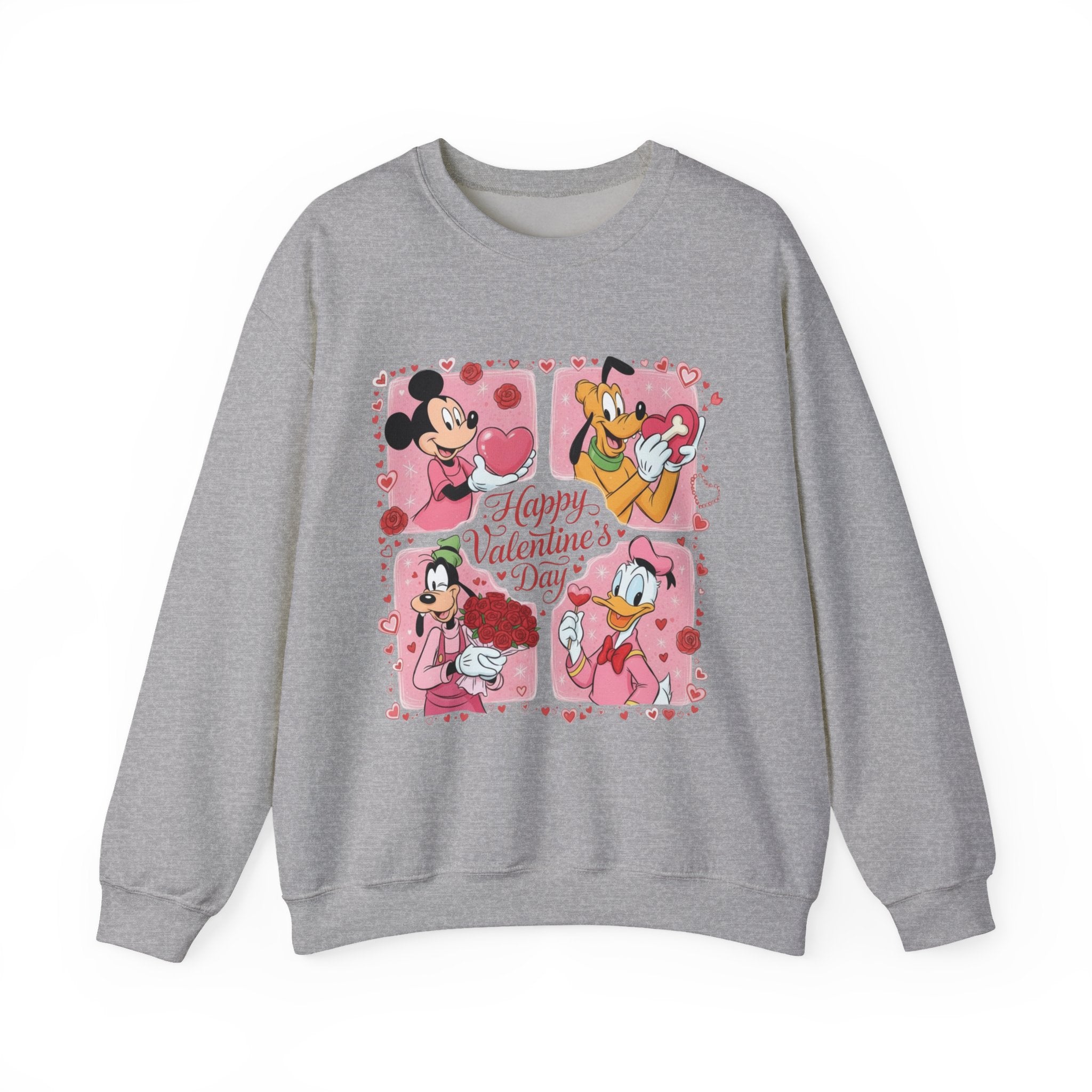 Valentine’s Day Disney Crewneck Sweatshirt