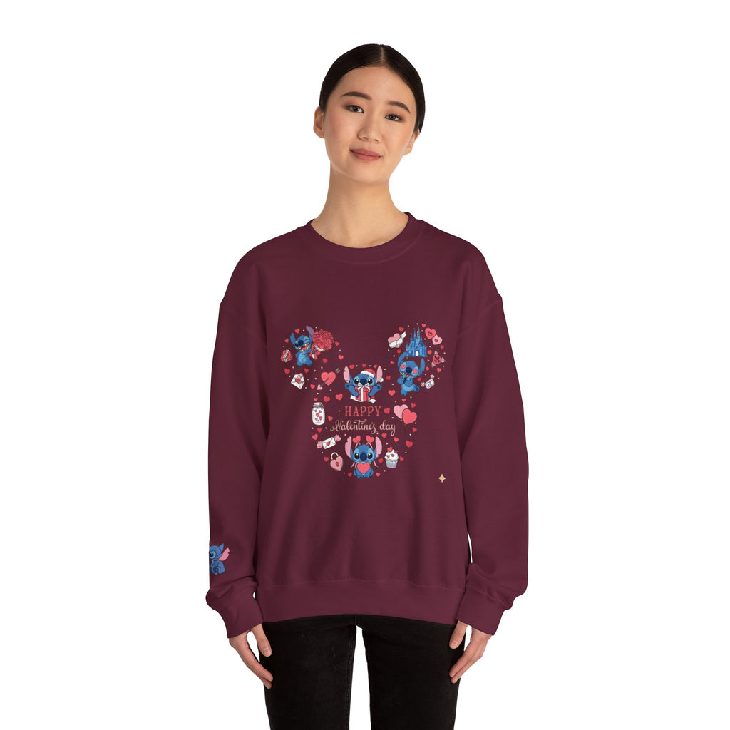 Valentine's Day Stitch Sweatshirt