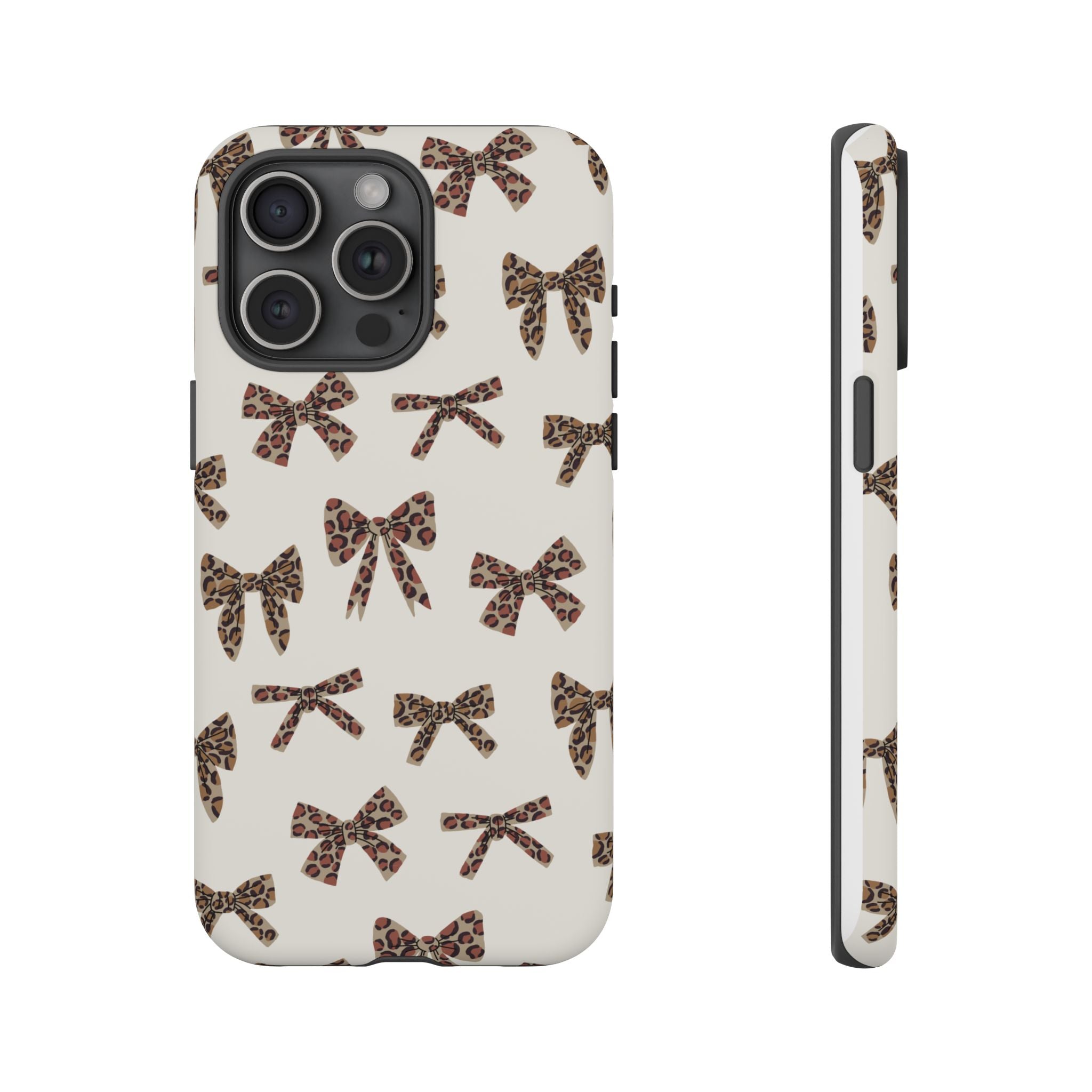Leopard Bow Phone Case