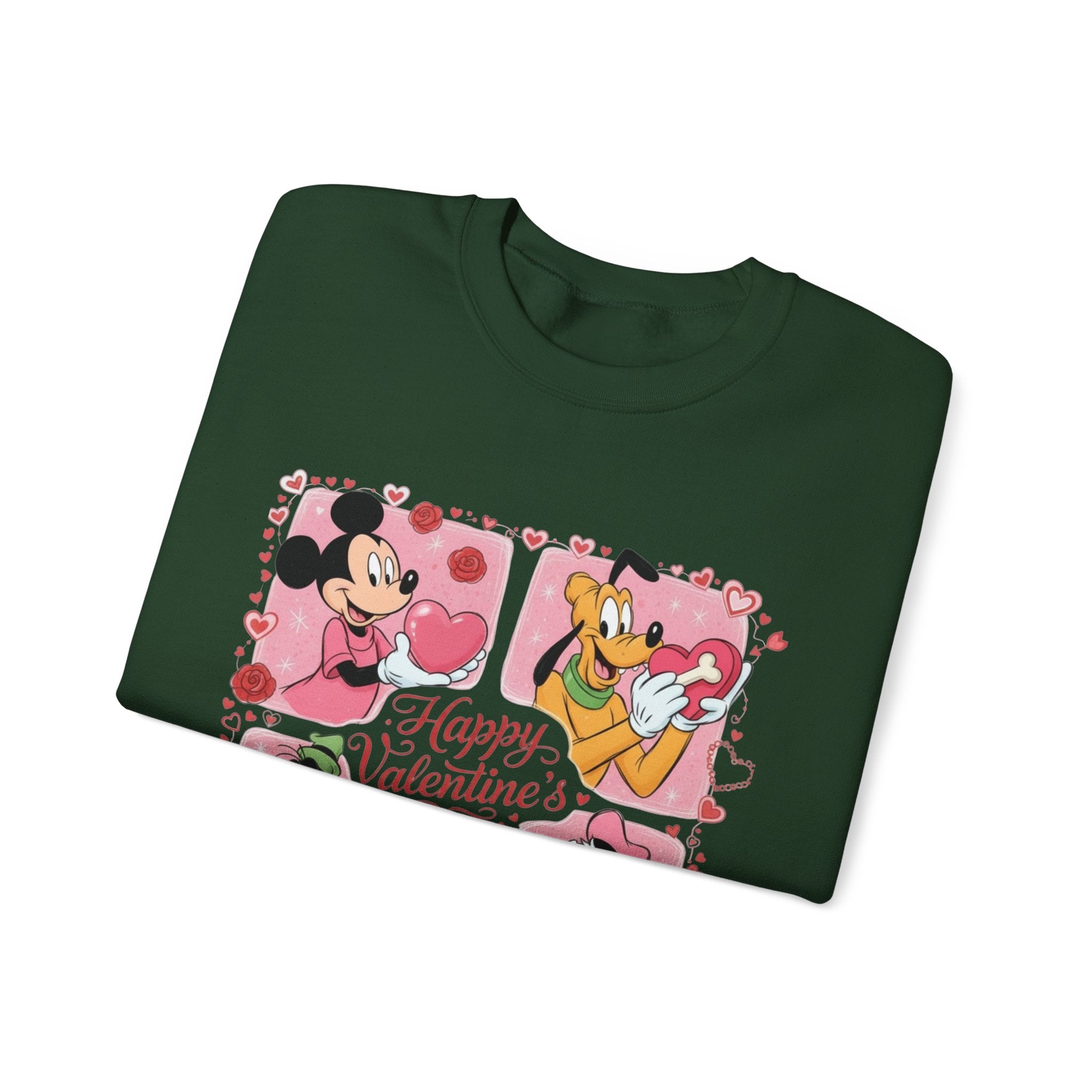 Valentine’s Day Disney Crewneck Sweatshirt