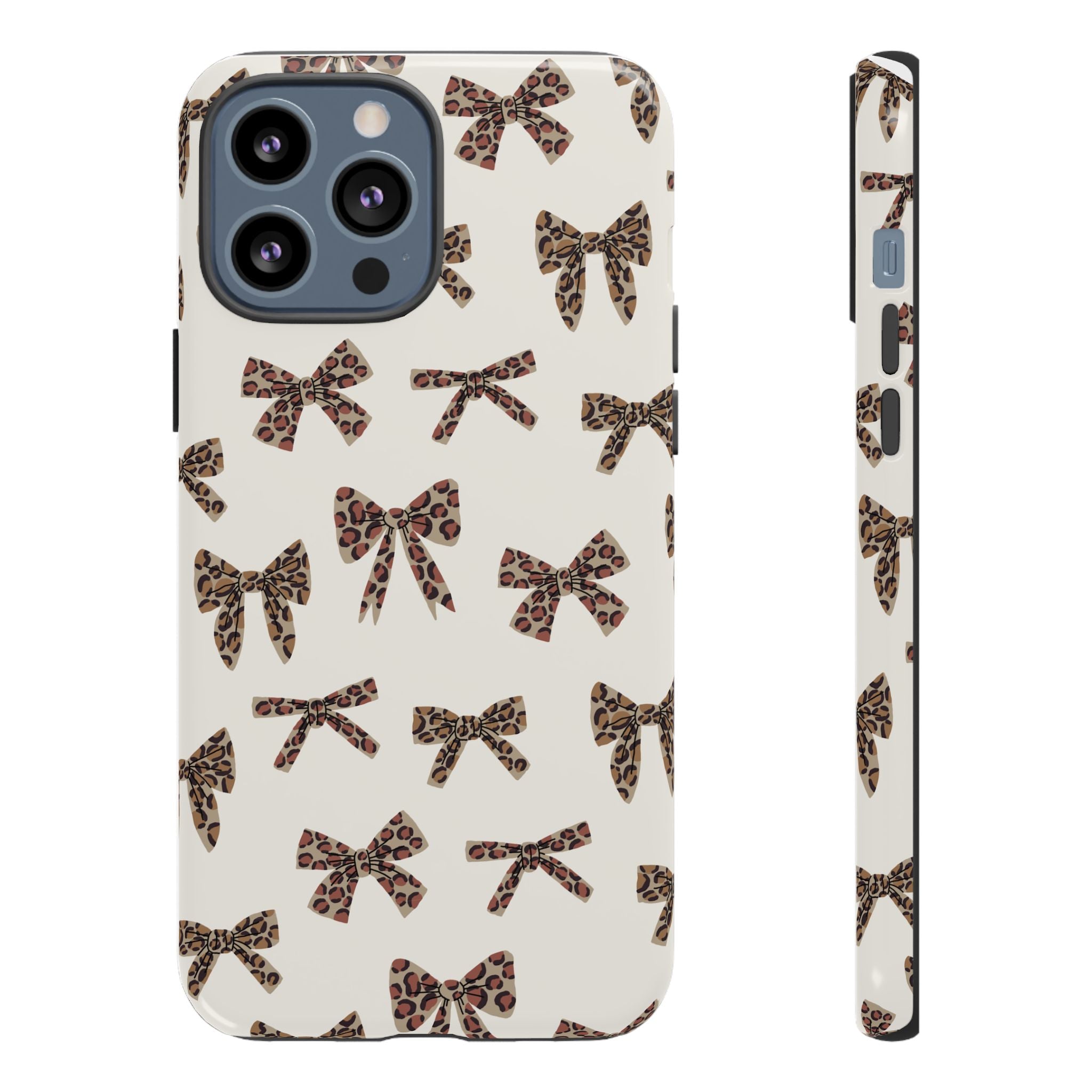 Leopard Bow Phone Case