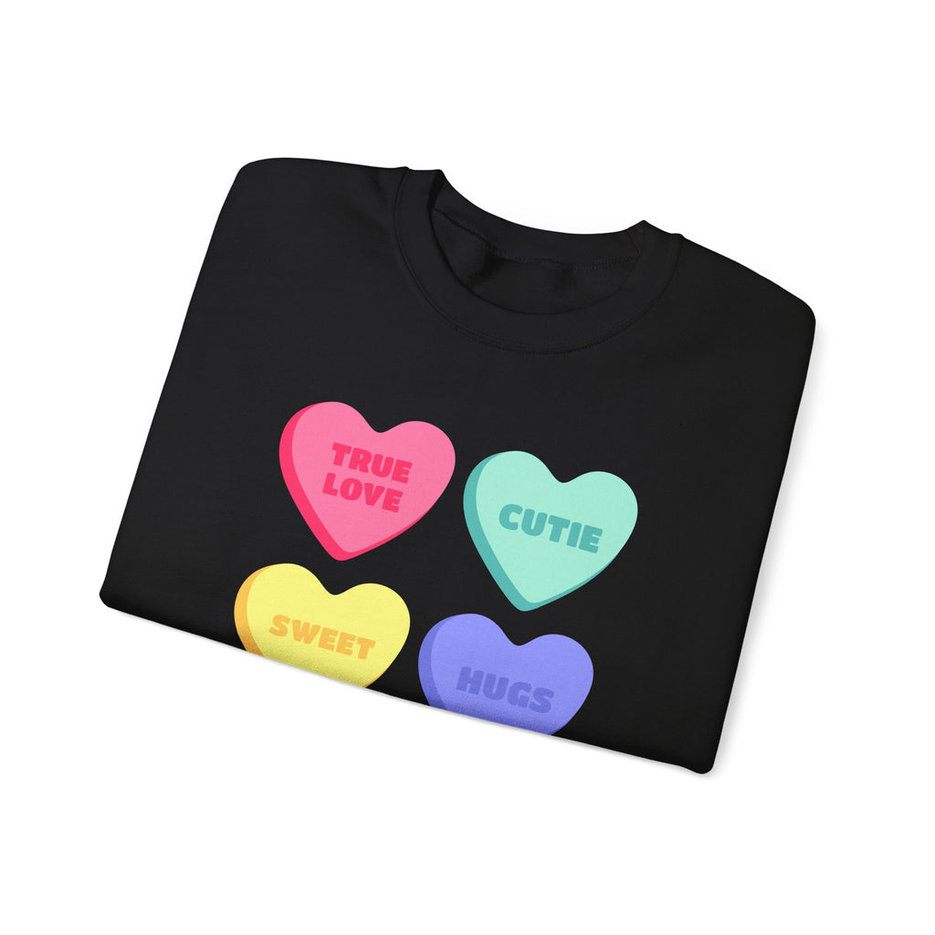 Conversation Hearts Crewneck Sweatshirt