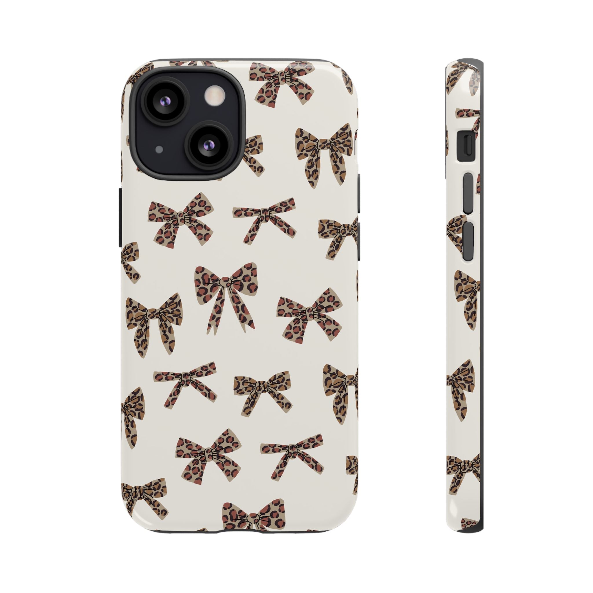 Leopard Bow Phone Case