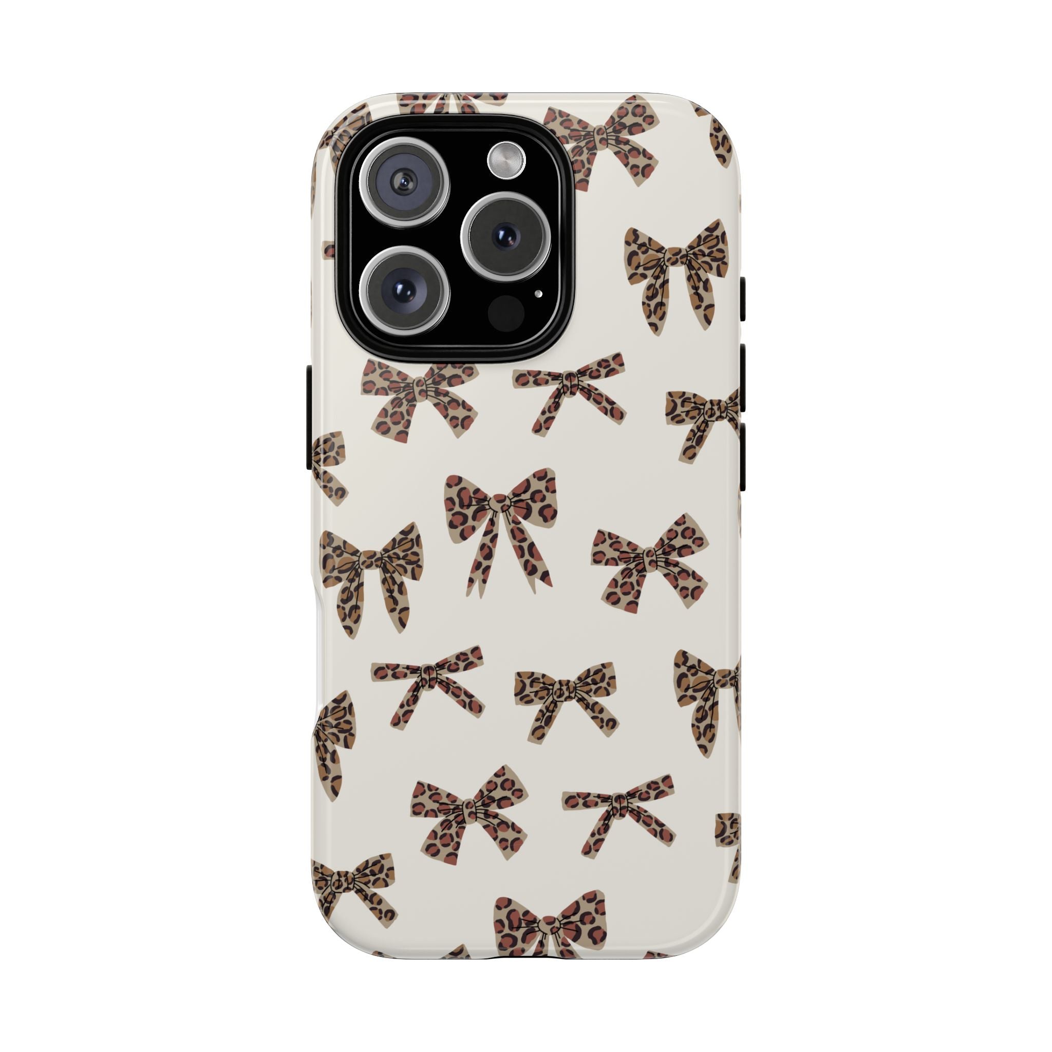 Leopard Bow Phone Case