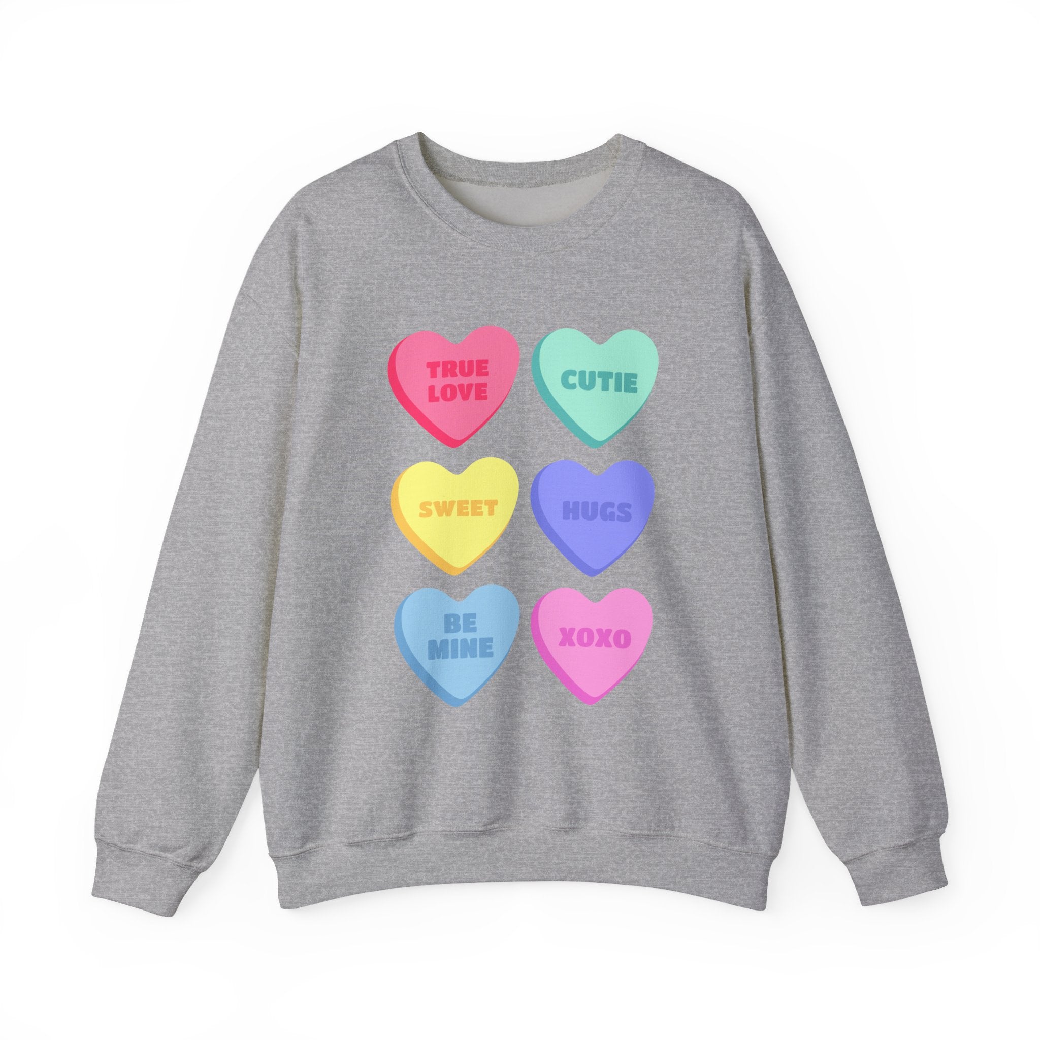 Conversation Hearts Crewneck Sweatshirt