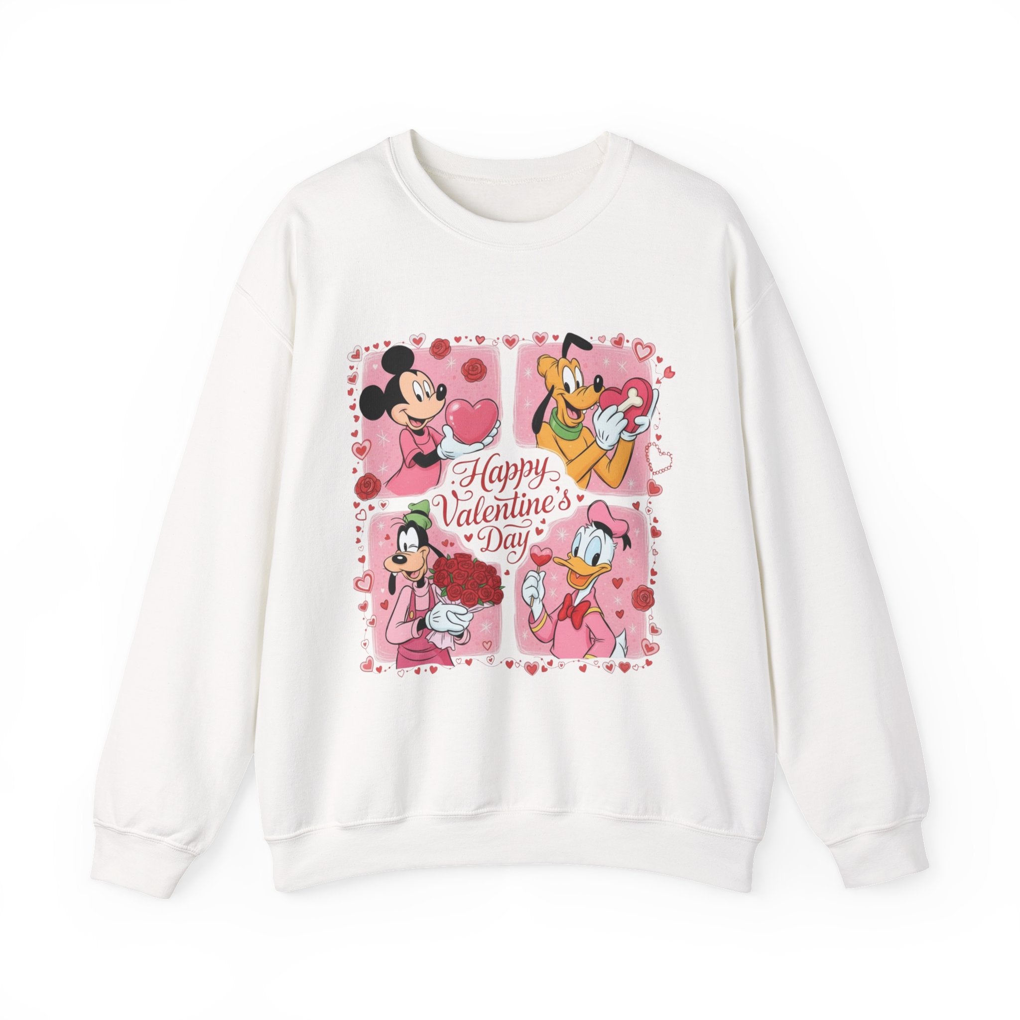 Valentine’s Day Disney Crewneck Sweatshirt
