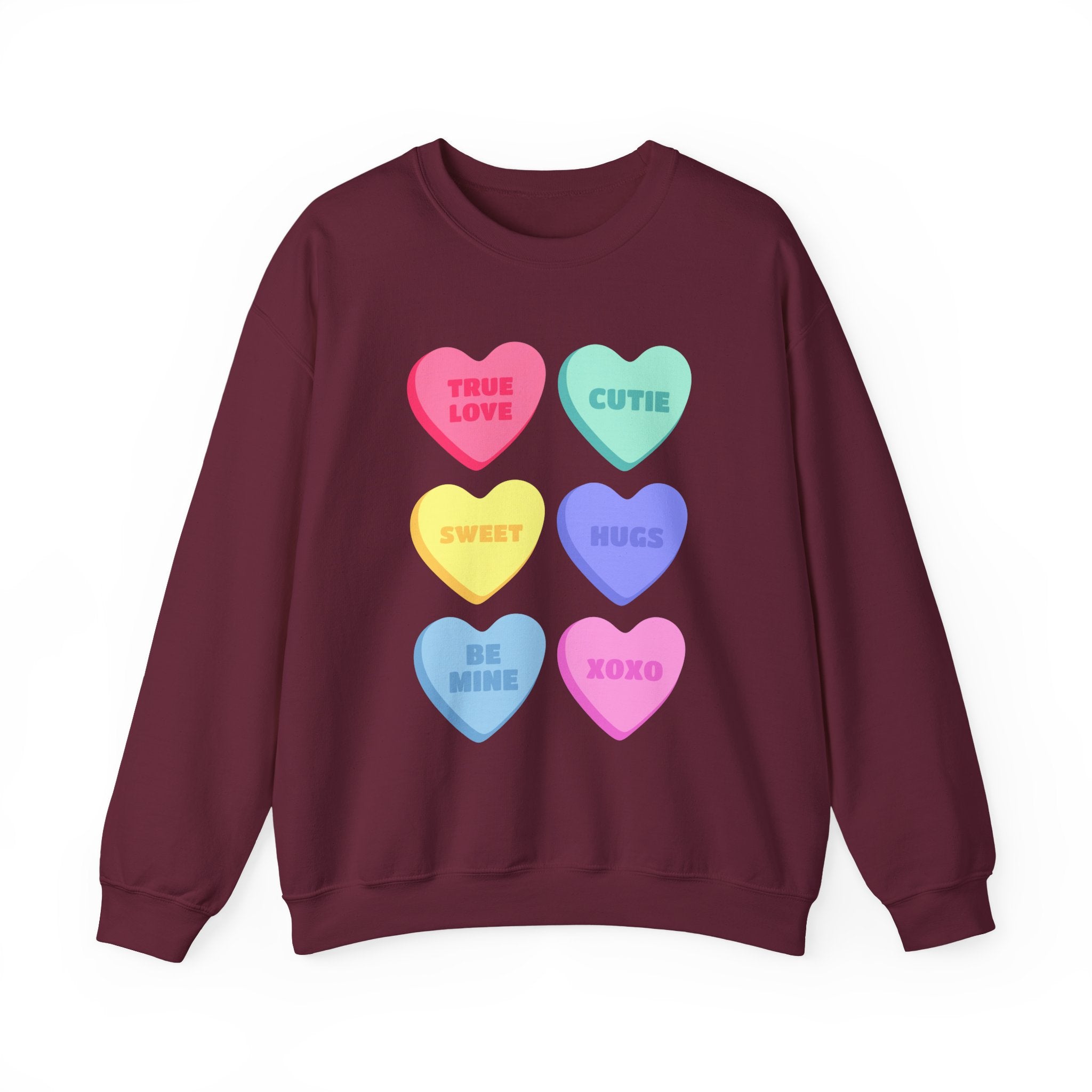 Conversation Hearts Crewneck Sweatshirt