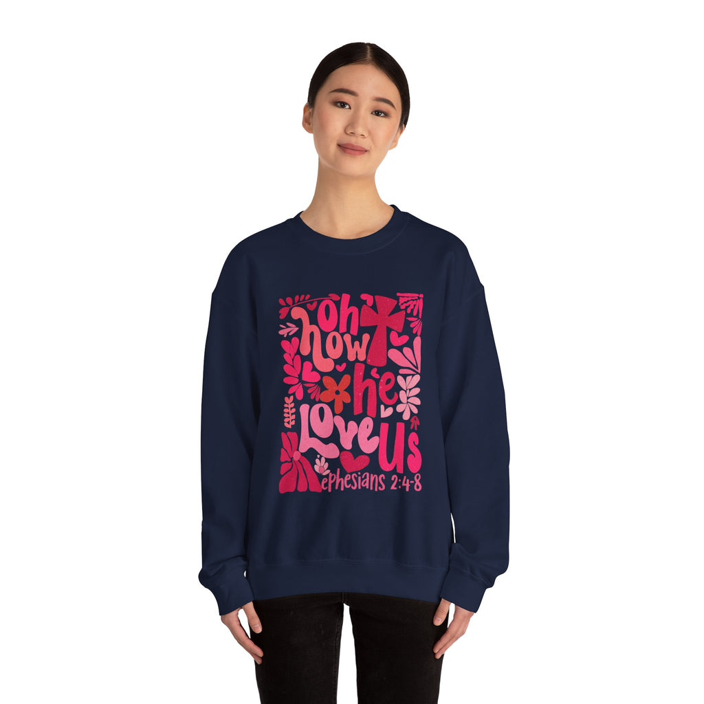 Ephesians 2:4-8 Crewneck Sweatshirt