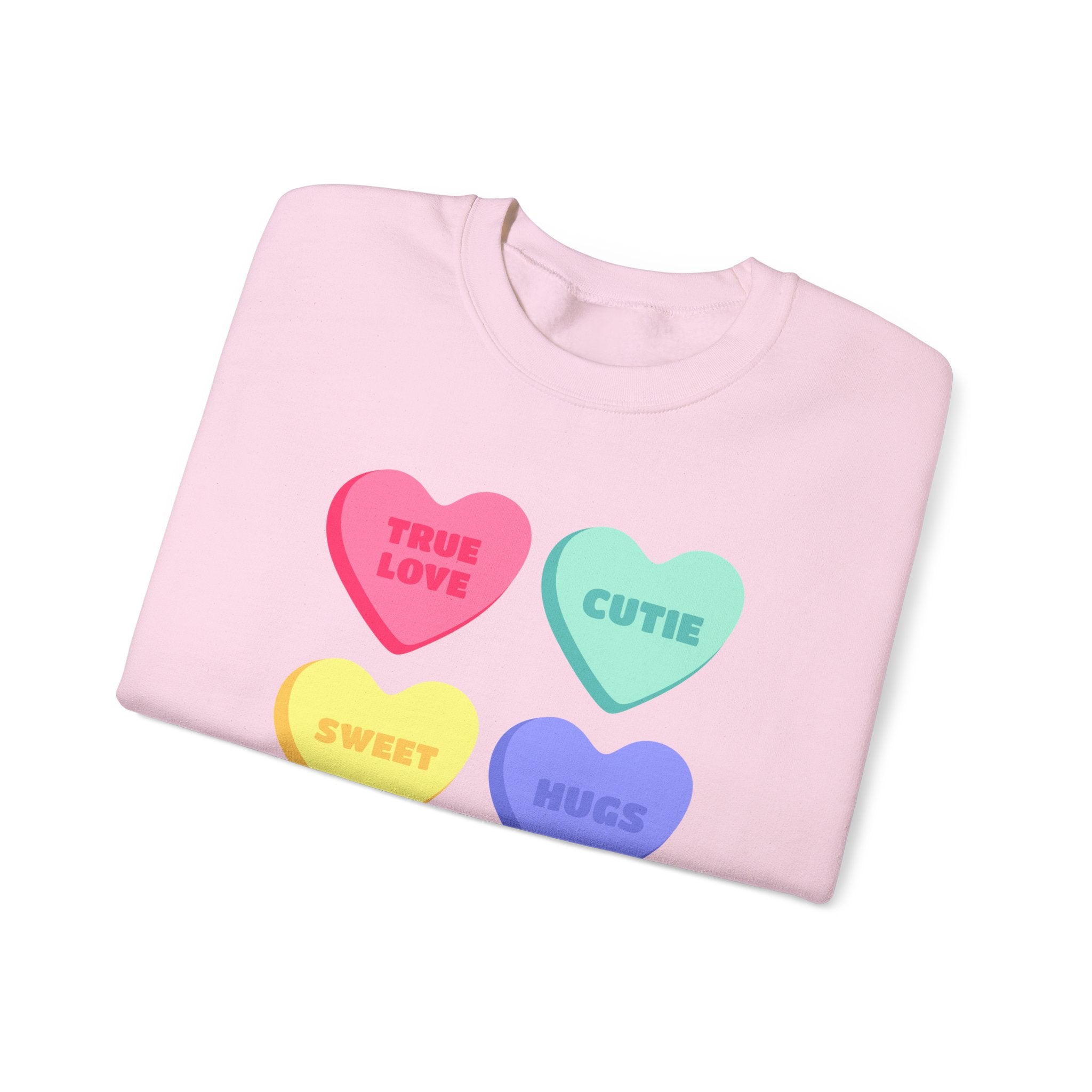 Conversation Hearts Crewneck Sweatshirt