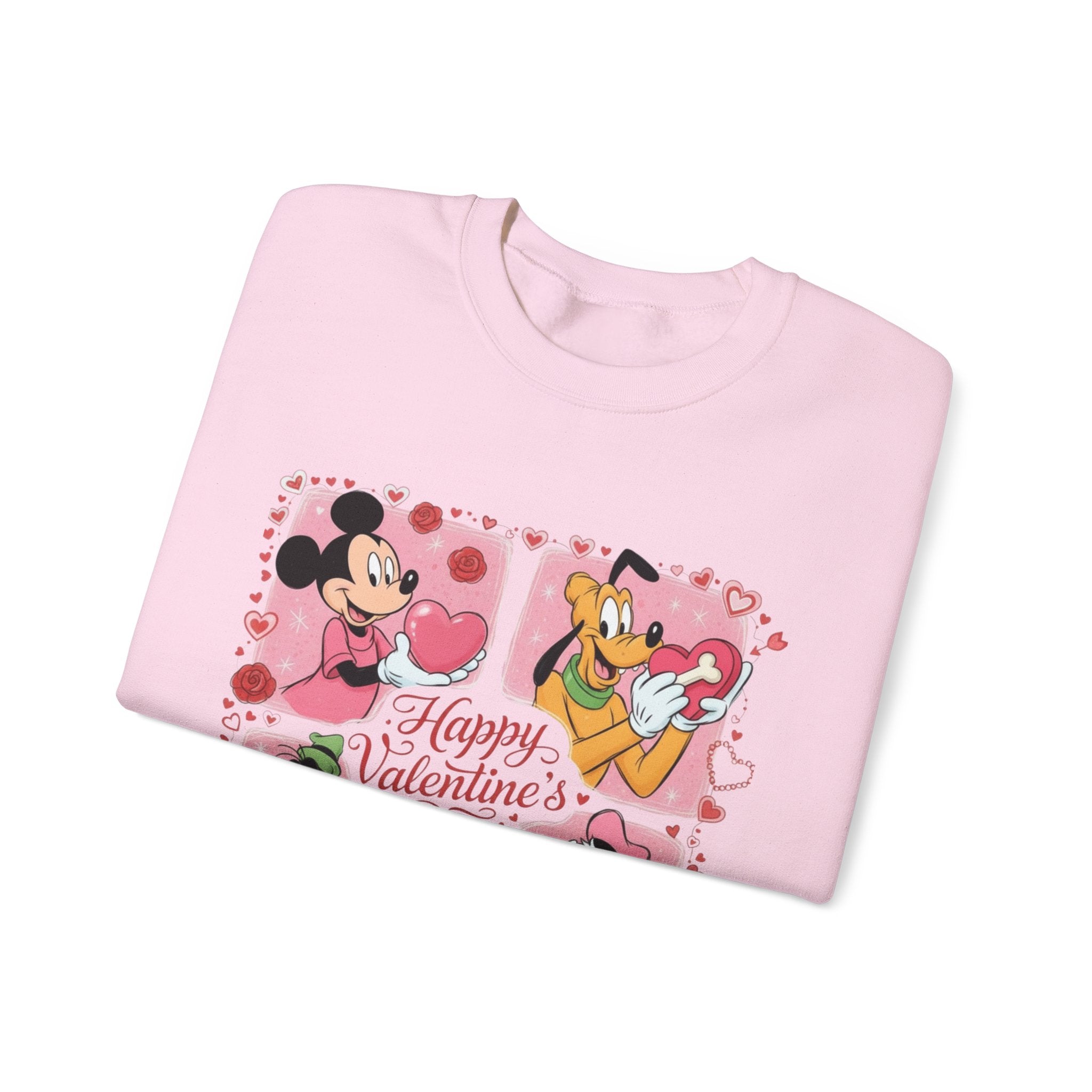 Valentine’s Day Disney Crewneck Sweatshirt