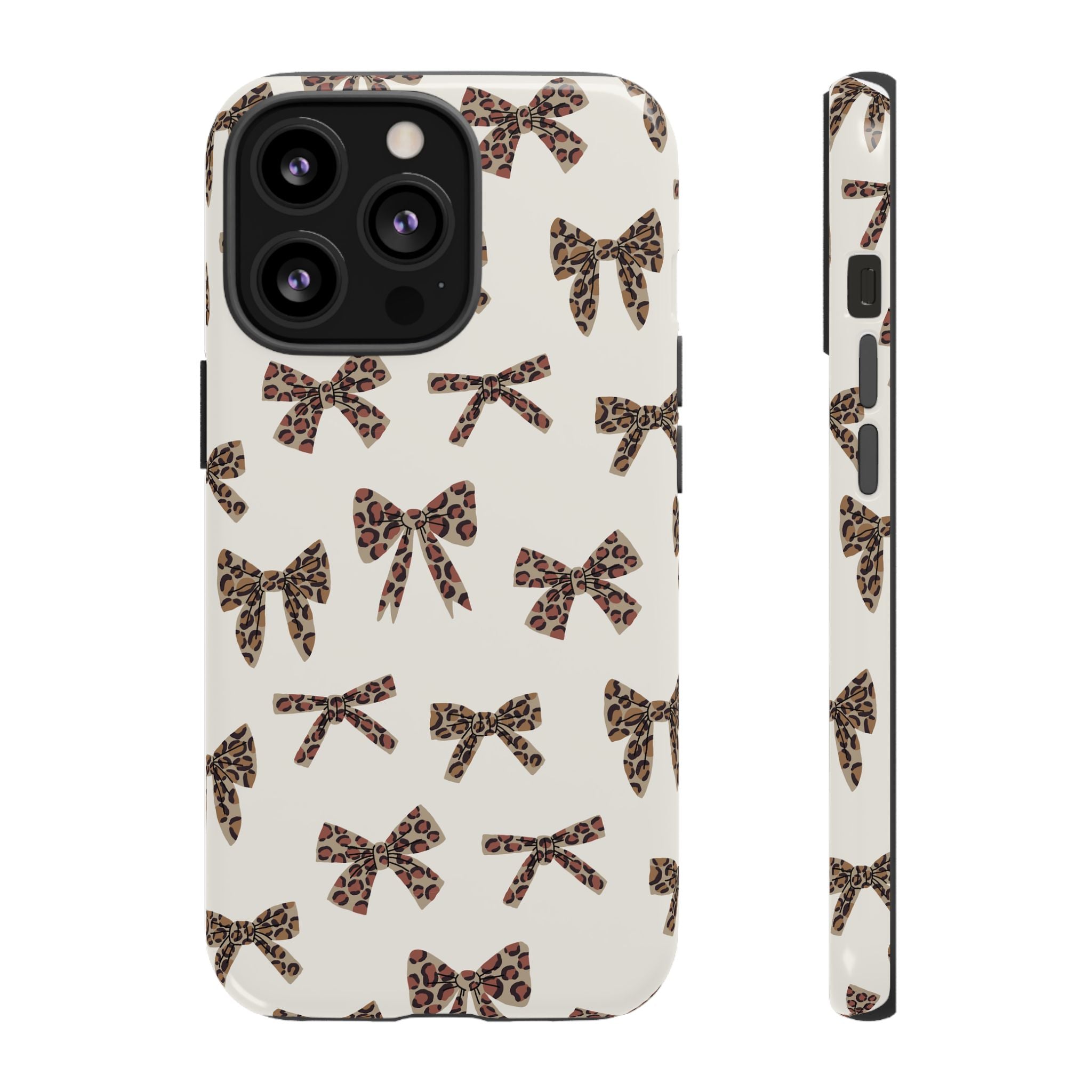 Leopard Bow Phone Case