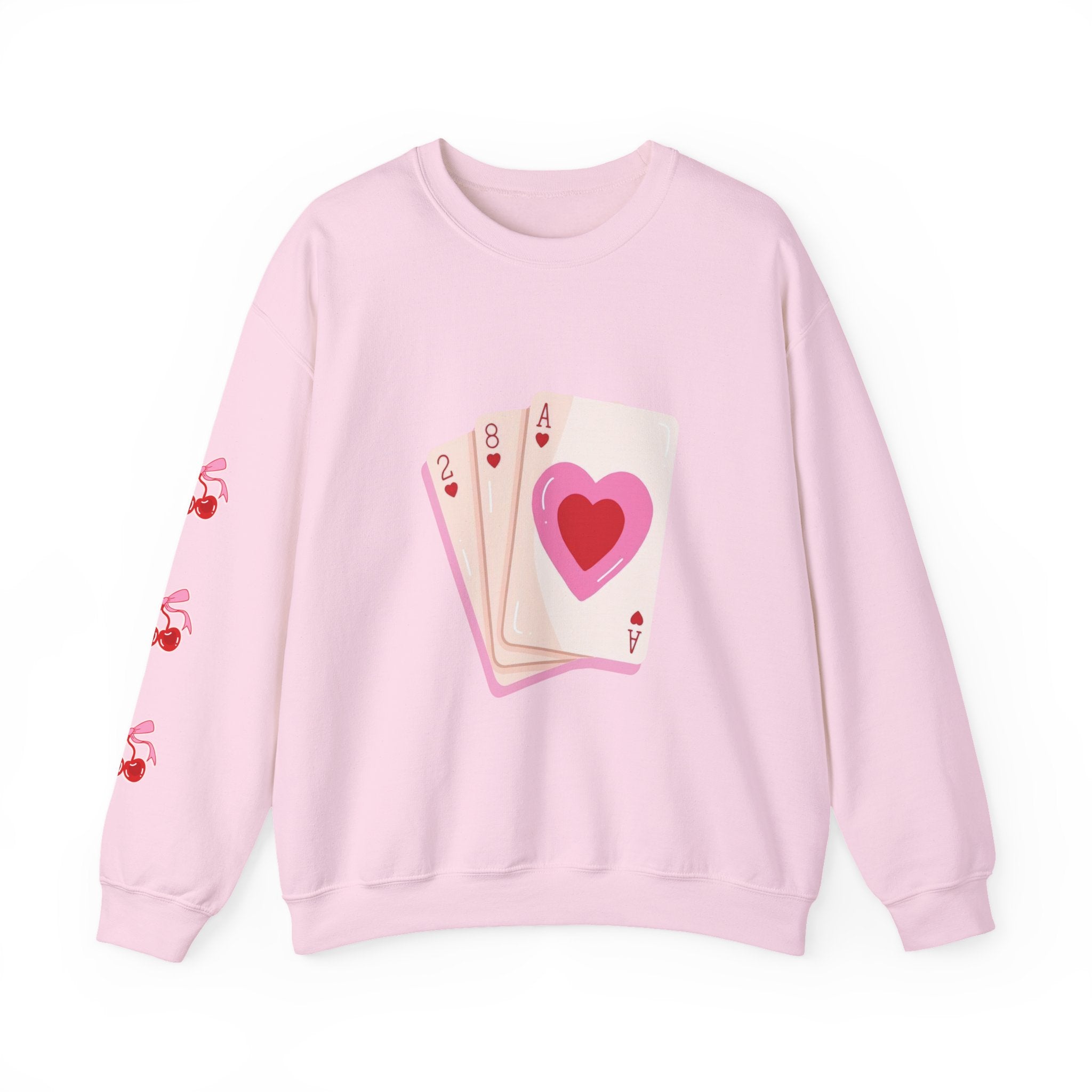 Valentine Playing Cards Crewneck Sweatshirt